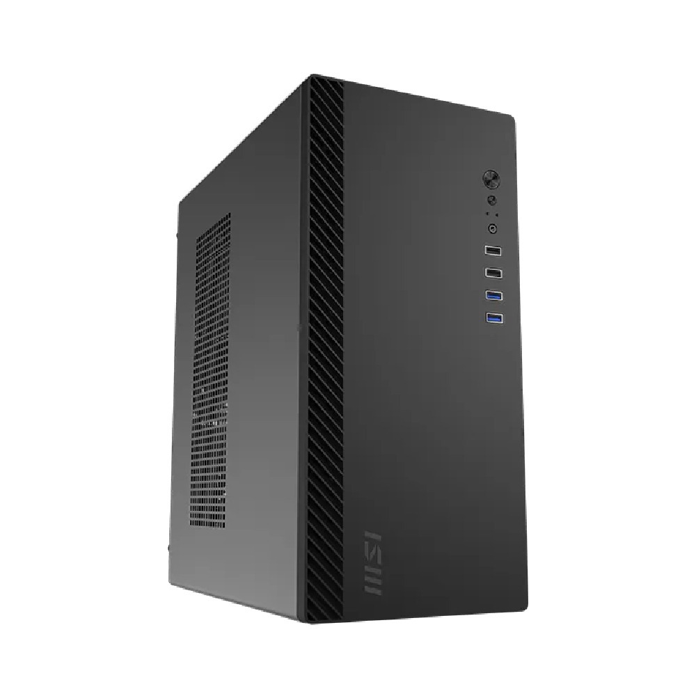 Gabinete MSI M100P Pro Shield Mid Tower c/1 Fan Preto
