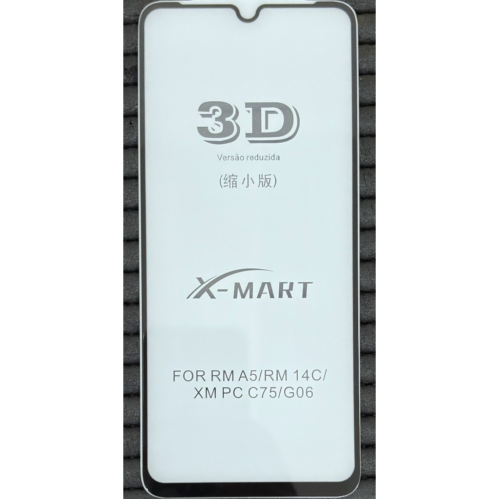 Película compatível com Motorola Moto G06/Xiaomi Redmi A5/Xiaomi Redmi 14C/Xiaomi Poco C75 de Vidro 3D