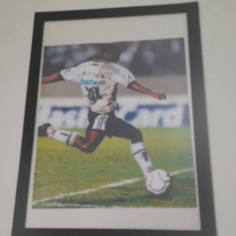 Pôster+moldura magnética craques do Corinthians Edilson