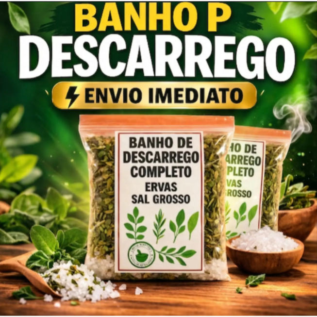 Banho Descarrego ou Defumação Ervas Limpeza Proteção Energia Intuição Equilíbrio + Brinde — imagem 2 de 2