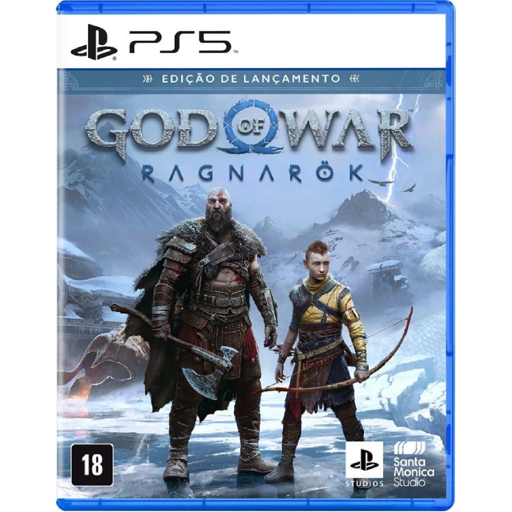 God of War Ragnarok Ps5 Mídia Física Novo Lacrado Original