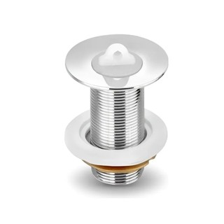 Válvula Tradicional  Escoamento Aço Inox e Latão  para cuba de 7/8 (3cm) Preto Fosco crom…