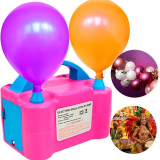110V/220V Inflador Elétrico de Balões Bexigas Festa Ornamentação Bomba de Encher Bola de …