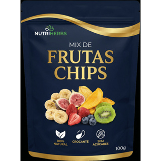 Mix Frutas Tropicais Desidratadas Chip’s 100% Premium Natural em Oferta na Shopee