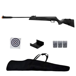 Carabina de Pressão Black Hawk 5.5mm Nitro 70kg Artemis+ Capa+ P/Chumbo+ Alvo + P/Alvo+ 3 Chumbos