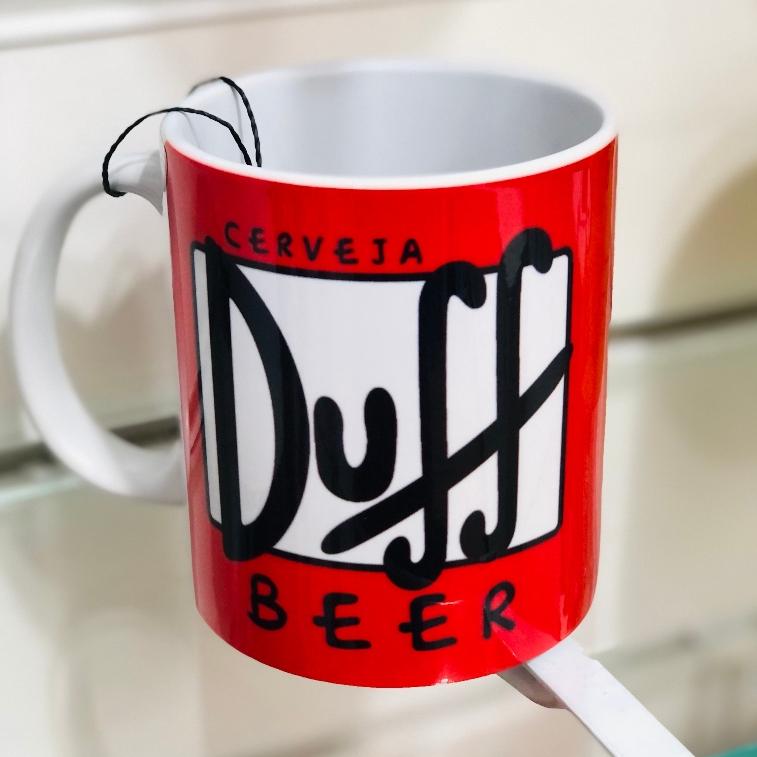 Caneca Homer Simpson Duff Beer Desenho Geek