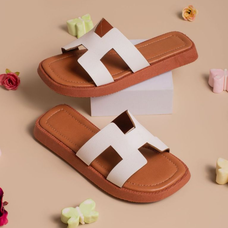 Sandália Feminina Infantil Menina Slide Tira H Confortável Casual Leve Moderna Dia a Dia Macia