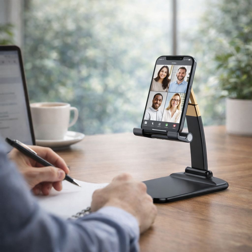 Suporte De Celular Mesa Ajustável Dobrável Para iPhone Samsung Xiaomi Universal Todos Modelos