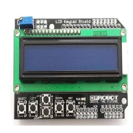 Display Lcd Keypad Shield 16x2 Botoes Arduino botões