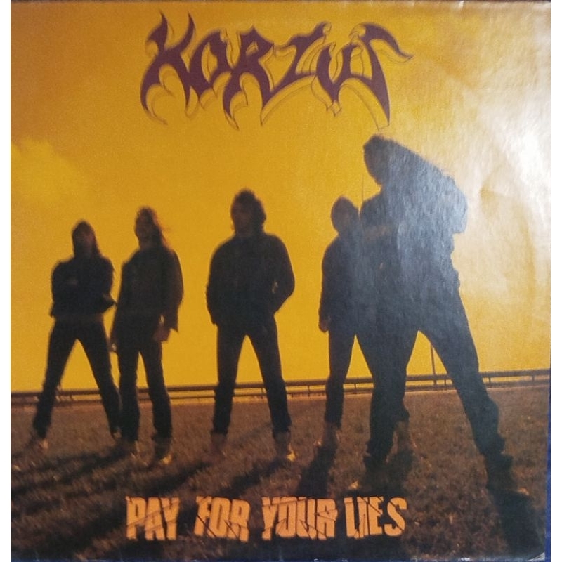 LP Korzus pay for your lies heavy metal trash death Exodus Motorhead Metallica f