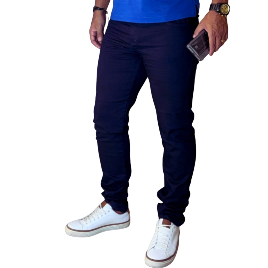 Calça Jeans Masculina Skinny com Elastano | Ajuste Justo, Conforto - Lions Jeans