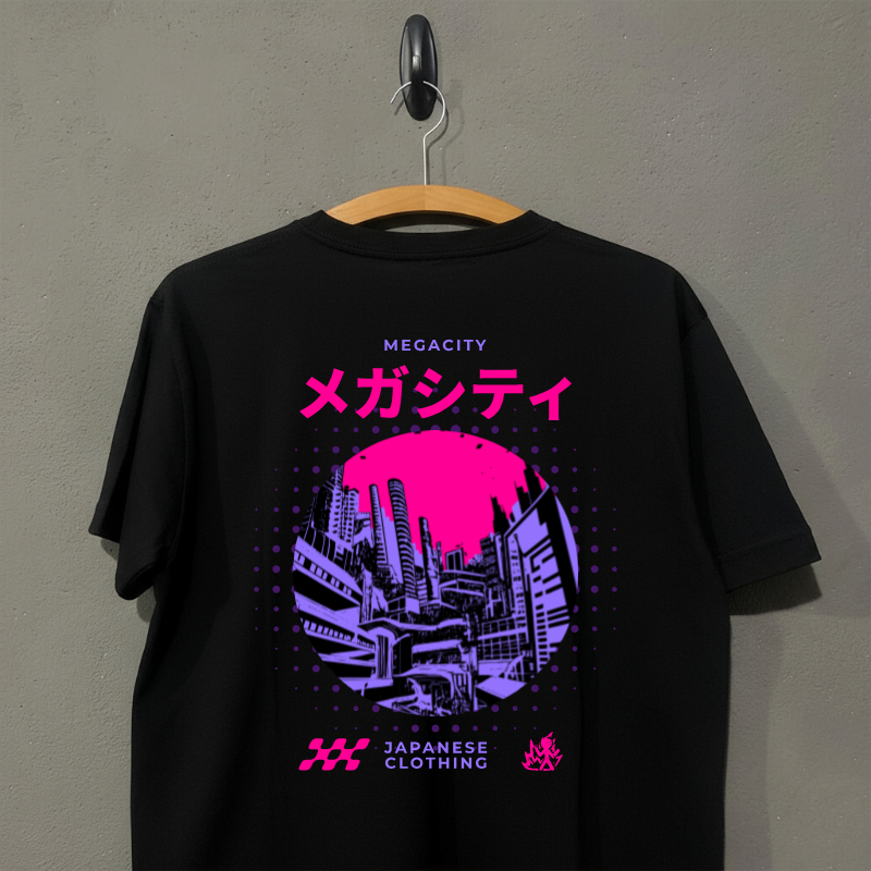Camiseta Oversized Assalt Streetwear Estampada Moda Urbana Estilo Rua Camisa Larga Manga Curta Jovem