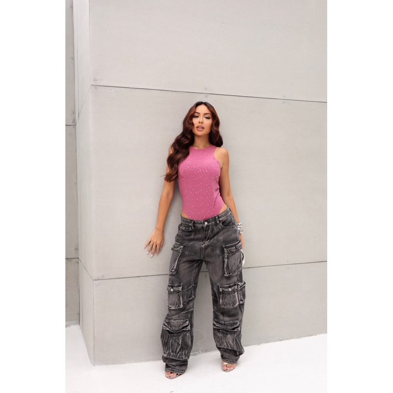 Kit 3 body Cavado Feminino Asa Delta Boddy Regata Feminino Collant Gringa brilhante Balada Festa Bori Bory Promoção Sexy