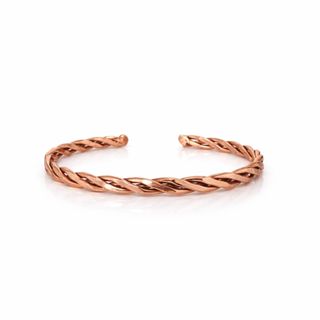 Pulseira Bracelete de Cobre Puro 3 Fios Ajustável em Oferta na Shopee