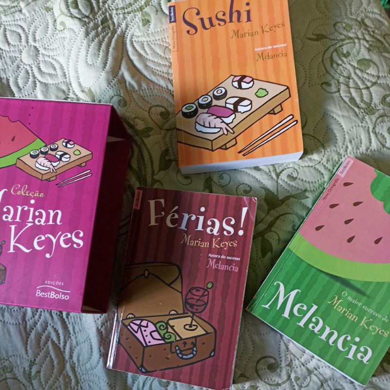 coleção livros Marian Keyes - Férias, melancia, sushi.