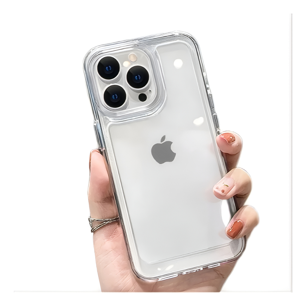 Capa Anti Shock Armor Hybrid Para iPhone 15 Pro Transparente