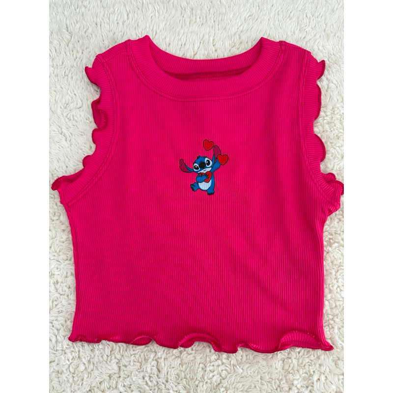 T-Shirt Infantil Feminina Stitch Fofa Camiseta Menina Confortável Estampada