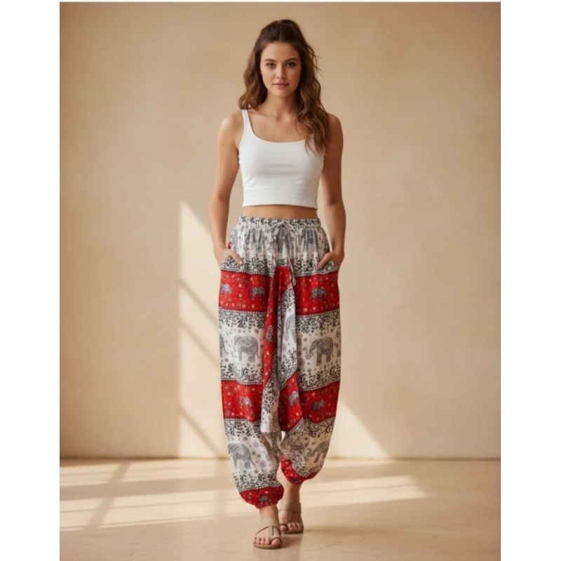 Calça saruel indiana yoga unissex importadas free size