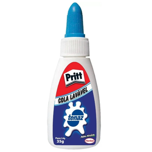 Cola Líquida Branca Tenaz Lavável 35g