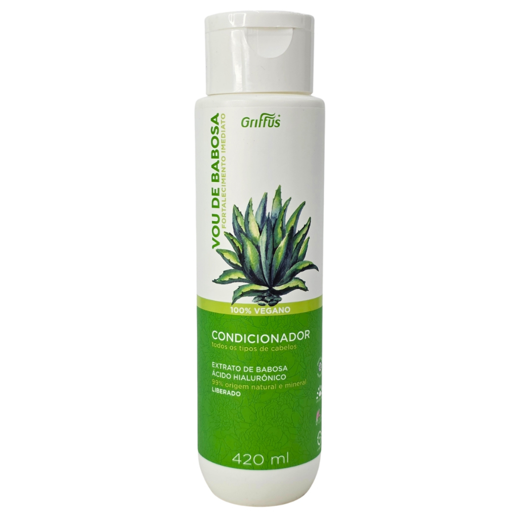 Condicionador Linha Vegana Vou de Babosa Griffus 420ml