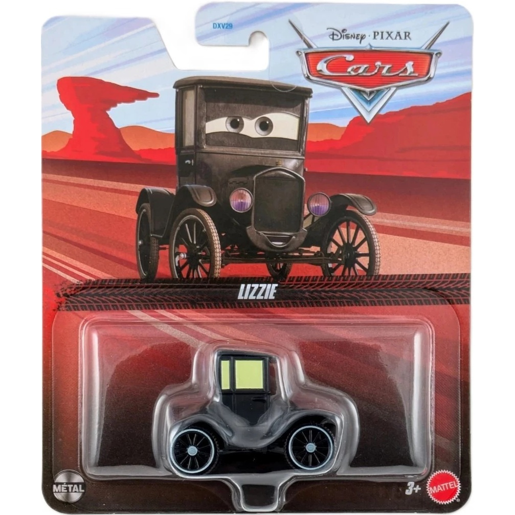 Lizzie - Carrinho Filme Carros Cars Disney Pixar - Metal 1/55 - Mattel
