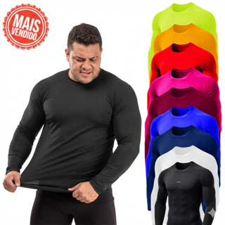 Camiseta Térmica Plus Size Com Proteção Uv50+ em Oferta na Shopee