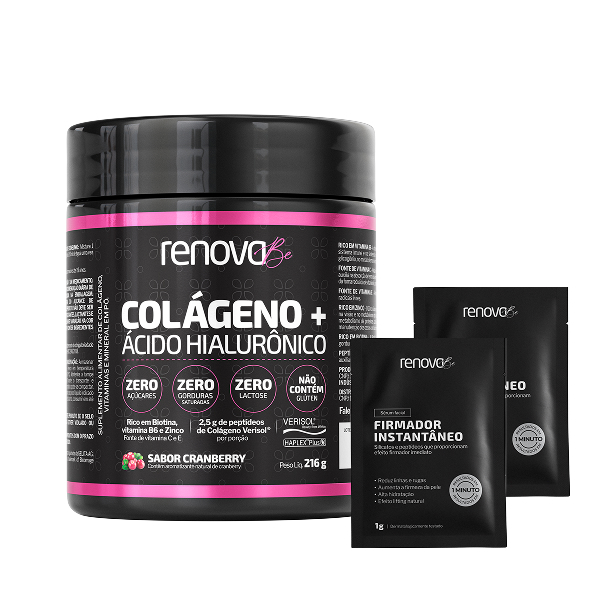 Colágeno Verisol Renova Be + Sachê Firmador Instantâneo Efeito Lifiting em Oferta na Shopee