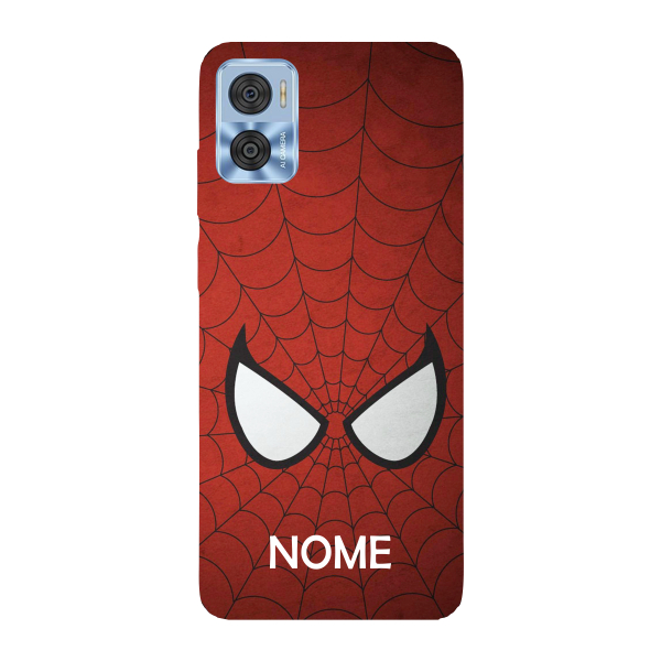 Capinha para Moto E22 Anti Impacto Personalizada - Homem Aranha Spider Man com nome
