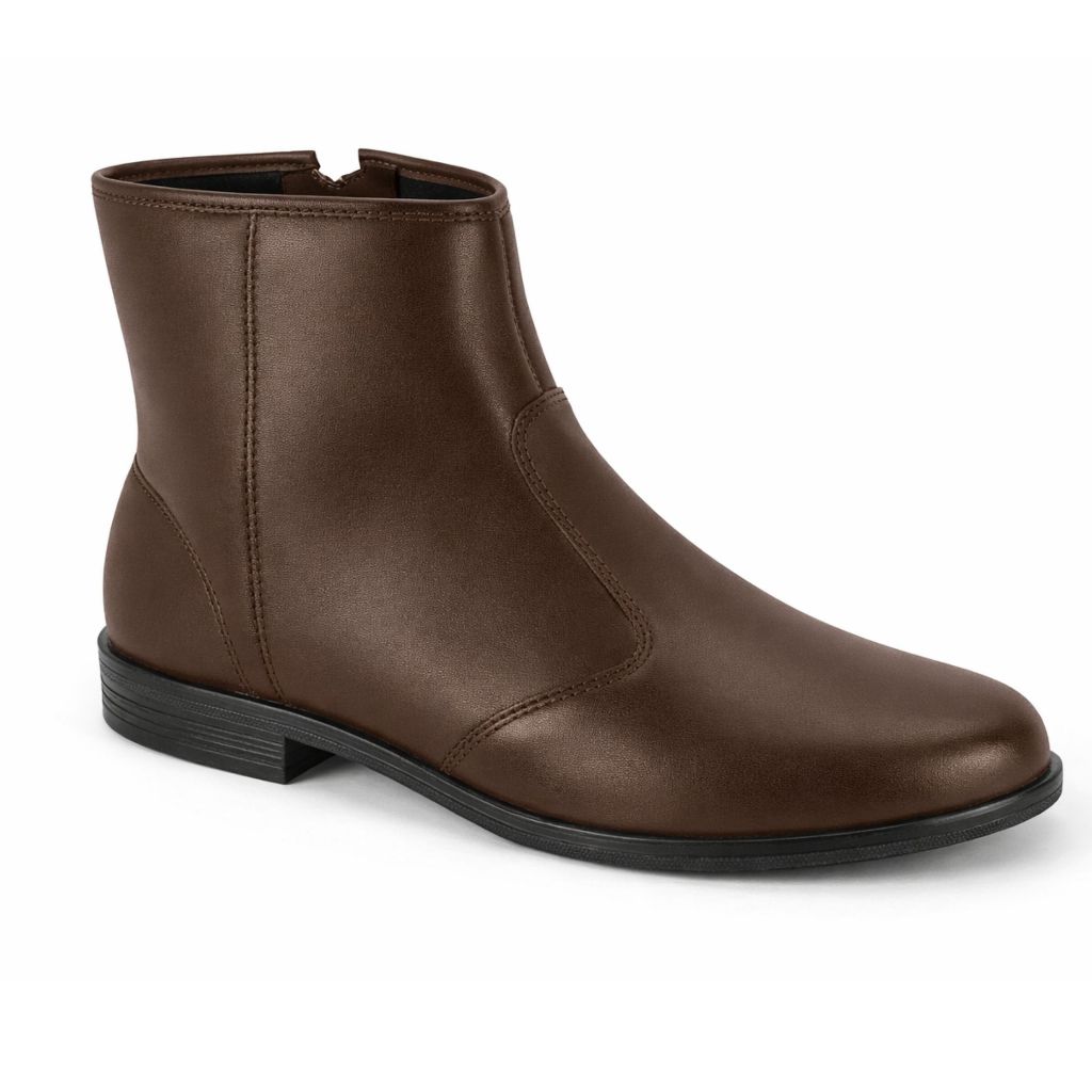 Bota Beira Rio Feminina Cano Curto Zíper Casual Conforto Original
