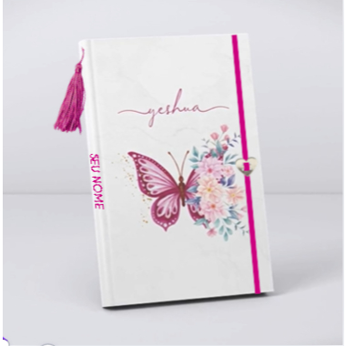 BÍBLIA CAPA DURA LETRA GIGANTE PERSONALIZADA COM NOME COM OU SEM ABA, BÍBLIA CRISTÁ EVANGELICA FEMININA BORBOLETA FLORAL