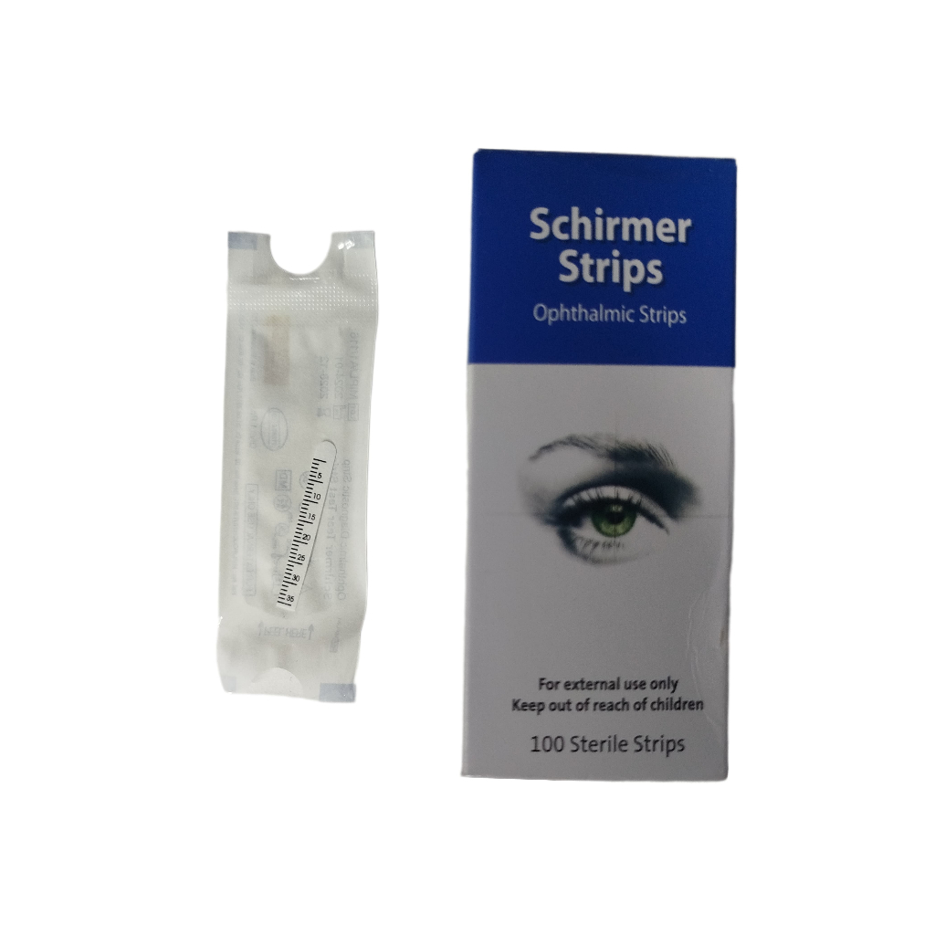 10 Tiras Teste De Schirmer - Strips Schirmer 5 Pares De Tiras
