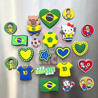 Kit 10 Ímãs de Geladeira Brasil Copa do Mundo | Lembrancinha Futebol, Brinde e Decoração em Oferta na Shopee