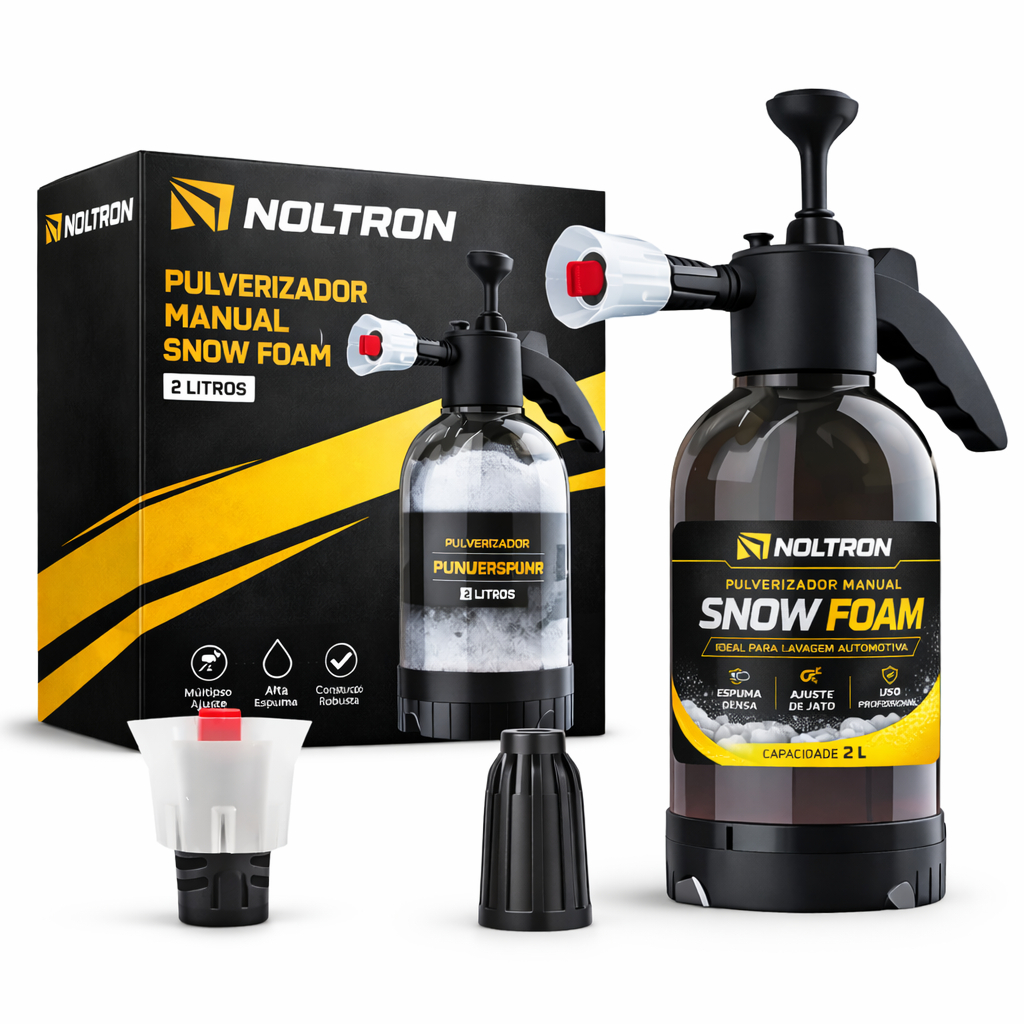 PULVERIZADOR BORRIFADOR DE ESPUMA PARA LAVAGEM AUTOMOTIVA 2 LITROS EFICIENTE LAVA CARRO E MOTO