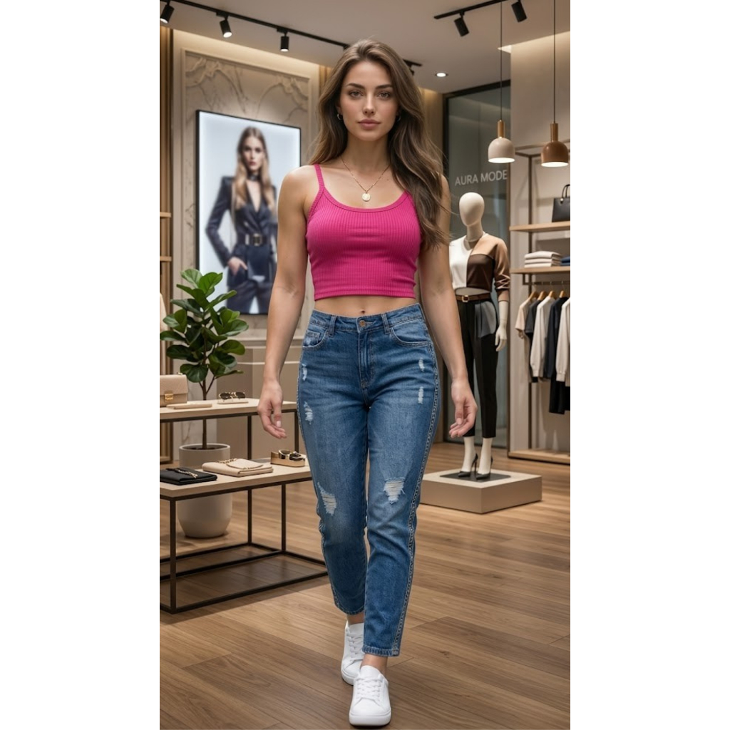 cropped  canelado casual elegante feminino tecido premium