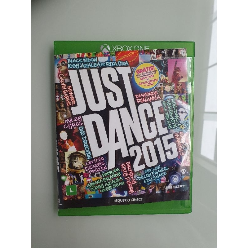 jogo just dance 2015 para xbox one, em formato físico.