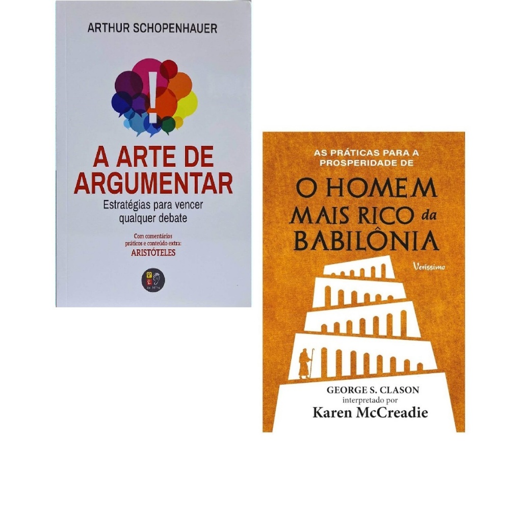 A Arte de Argumentar + O Homem Mais Rico da Babilônia | 2 Livros