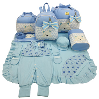 Kit Bolsa Maternidade  Menino Varias Cores + Saida Maternidade em Oferta na Shopee