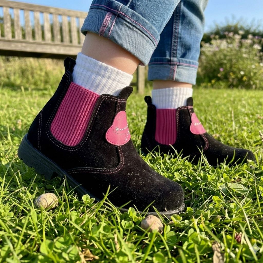 Bota Boiadera Menina Infantil Cowgirl Jeca Calce Fácil Camurça em Oferta na Shopee