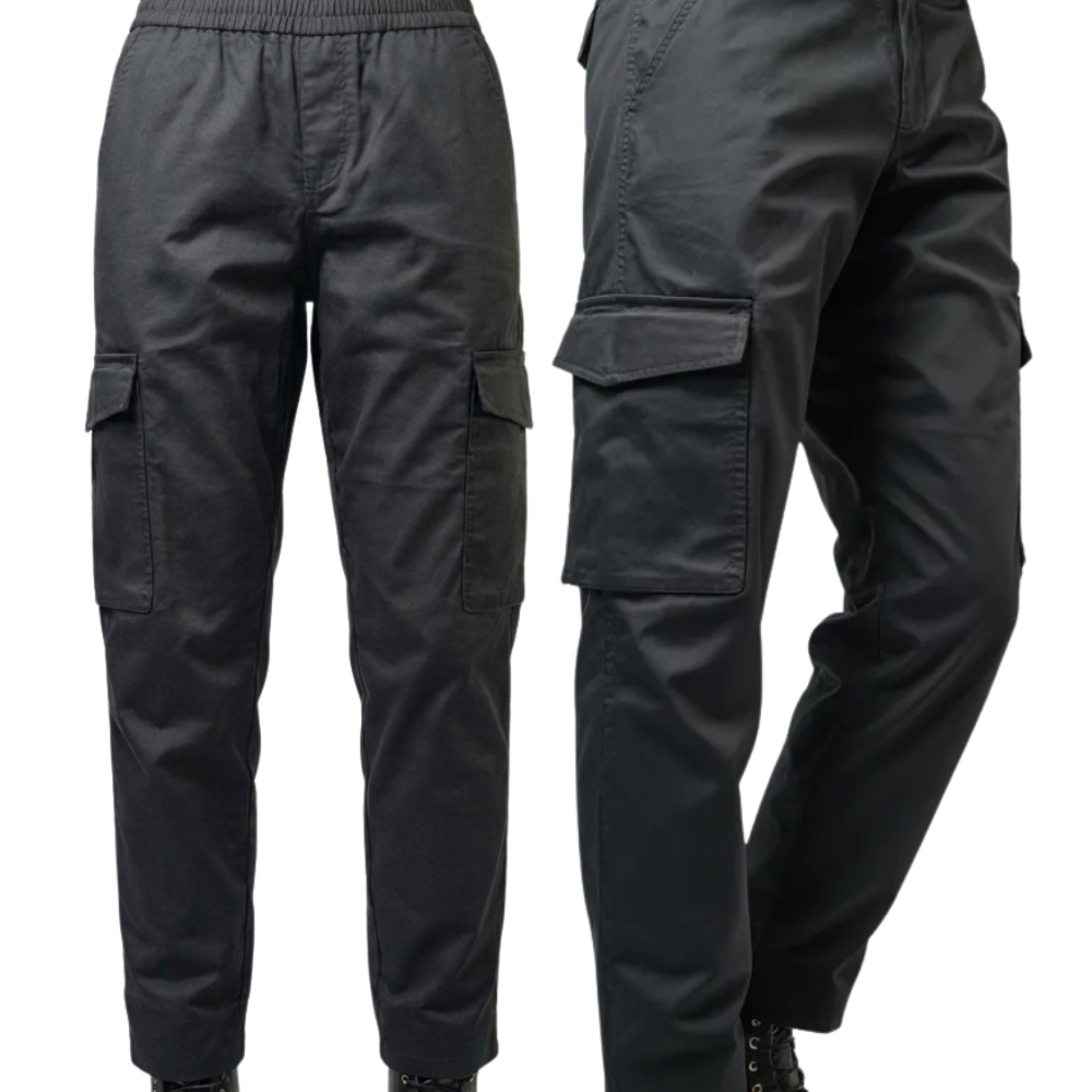 KIT 2 Calça Cargo 6 Bolsos Brim Qualidade Resistente Trabalho Pesado Uniformes Dia a Dia