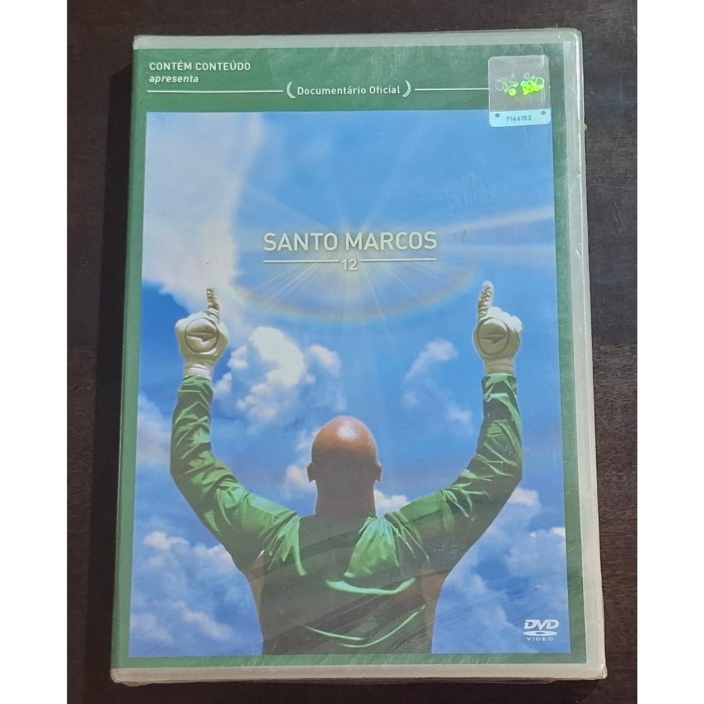 Santo Marcos 12 DVD Palmeiras Documentário novo lacrado