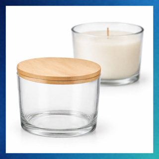 Kit Potes de Vidros 150ml para Vela Artesanal Tampa Madeira Nadir Figueiredo Lembrancinha em Oferta na Shopee