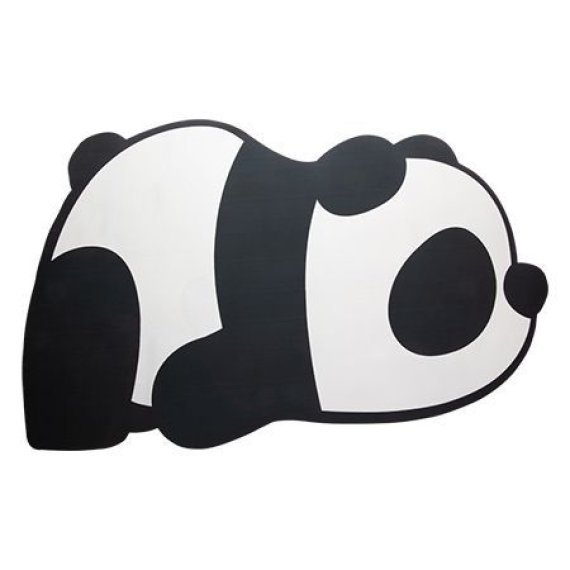 Tapete Banheiro OPEN BOX Antiderrapante Infantil Panda 79x47cm Absorvente Seca Rápido Terra Diatomácea