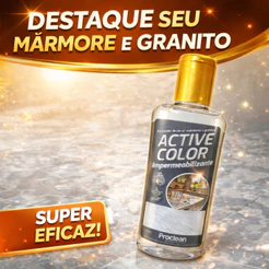 Impermeabilizante Mármore e Granito Active Color Remove Manchas Restaura Brilho Protege Superfícies