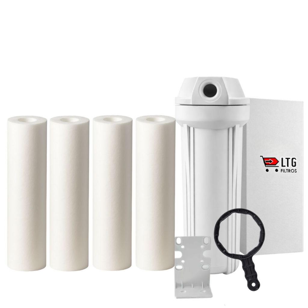 Filtro Caixa Dágua Poe 3 refis Extra Polipropileno Original em Oferta na Shopee