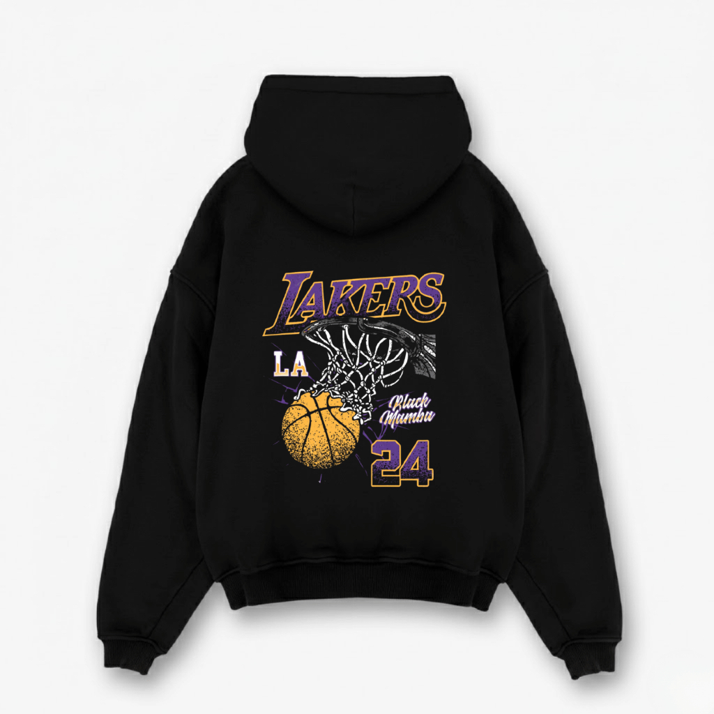 Moletom Canguru com Capuz Solto Masculino Estampa Basquete Casual Esporte Streetwear Feminino