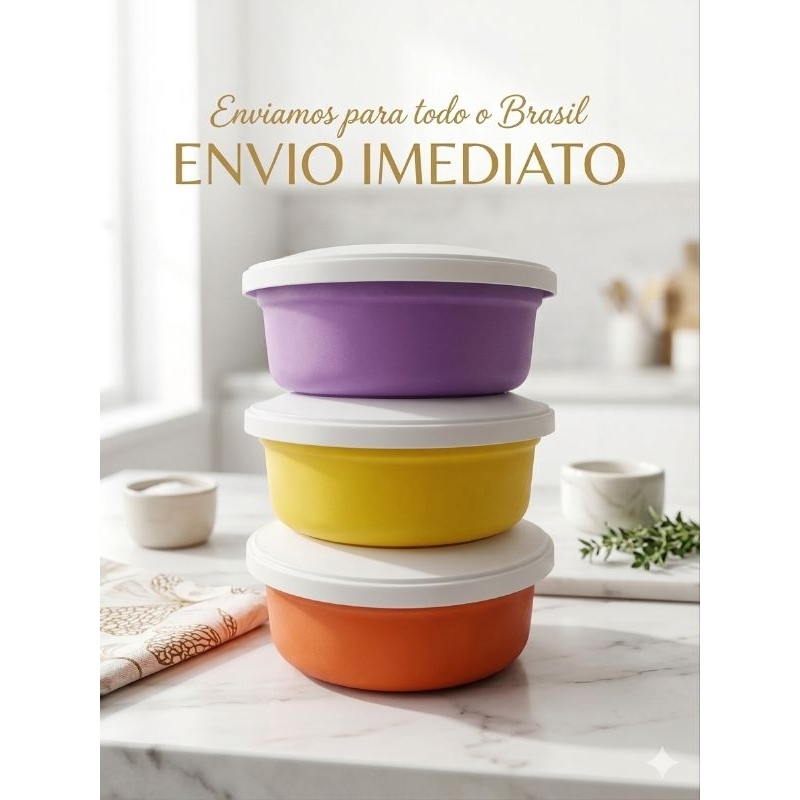 kit 3 vasilhas 700 ml colorida ideal para micro-ondas/freezer nao trica nao racha!!!!! cores aleatório!!!!envio rapido ,