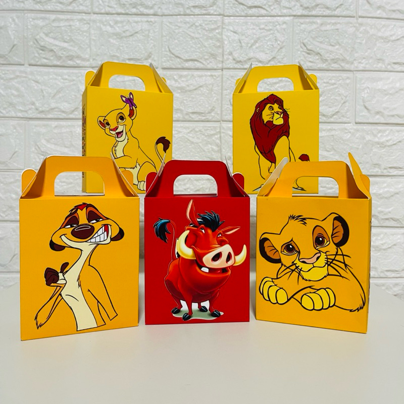 Maletinhas personalizadas REI LEÃO SIMBA, MUFASA, NALA personalizados lembrancinhas PEGUE E MONTE