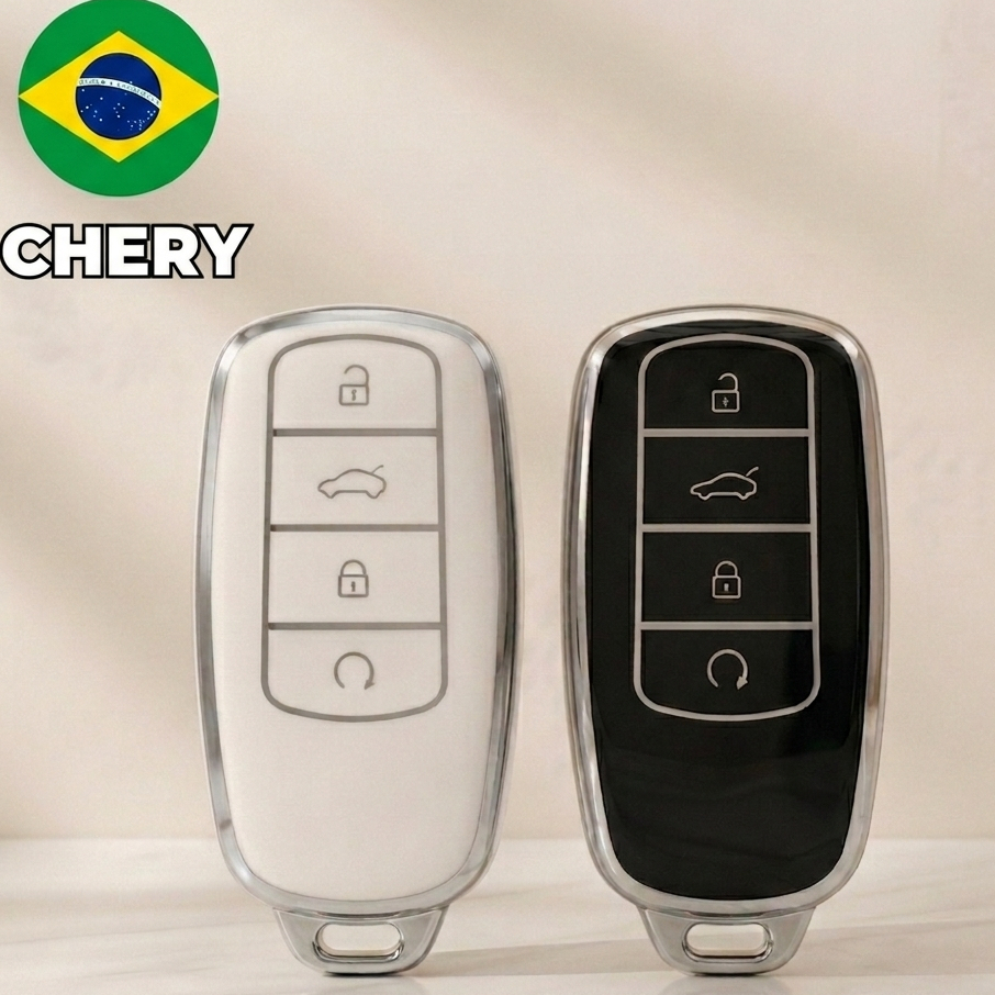 Capa Chave Tiggo 8 Pro Carro Arrizo 5 e 6 Hybrid Acessório Chery Chave Presença Tiggo 8 em Silicone em Oferta na Shopee