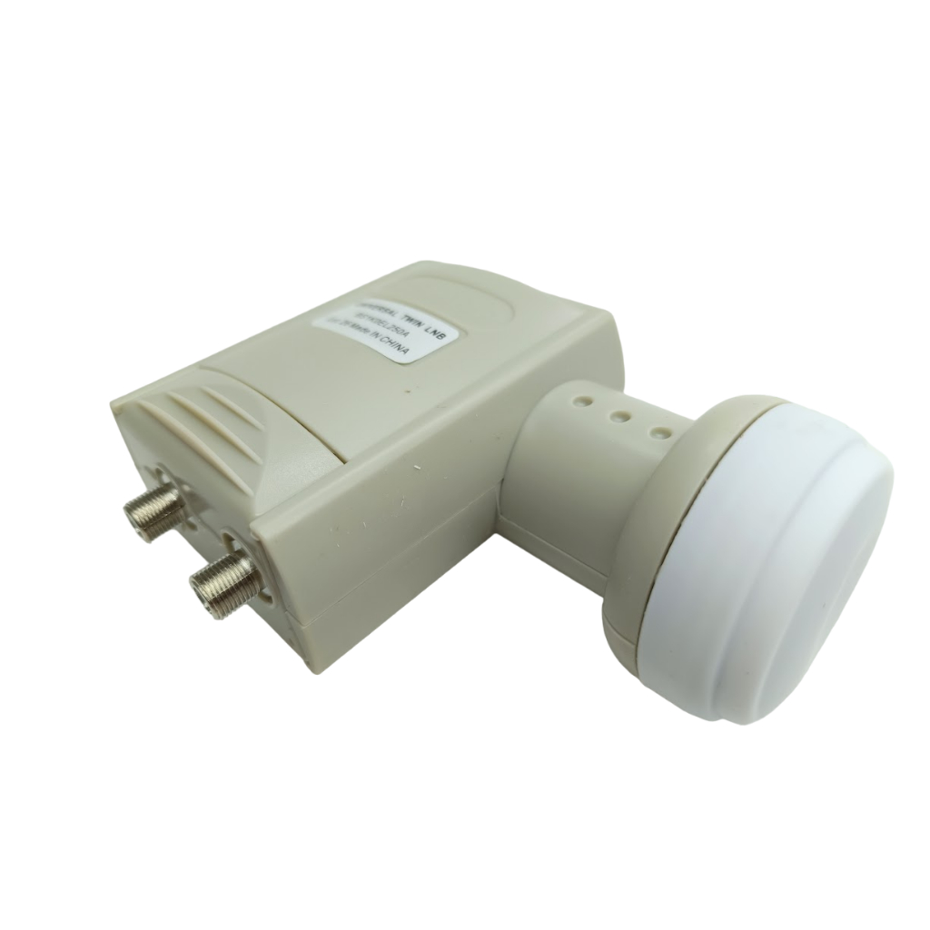Lnb Sharp Duplo 2 saidas Universal Full Hd E 4k Para Banda Ku Satregional Parabolica Digital