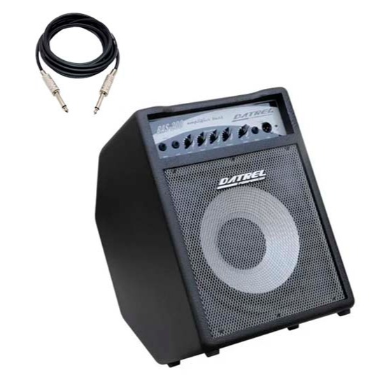 Amplificador Baixo Datrel 12  200 Wrms Cone Aluminio Bas200 em Oferta na Shopee